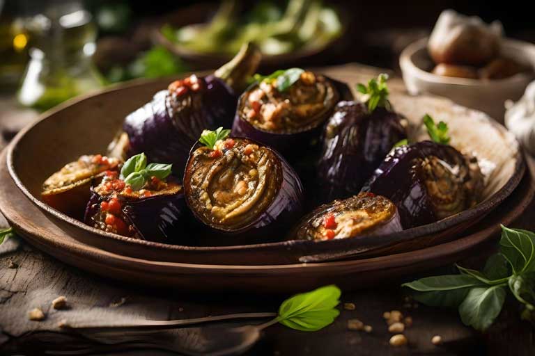 Eggplant-involtini